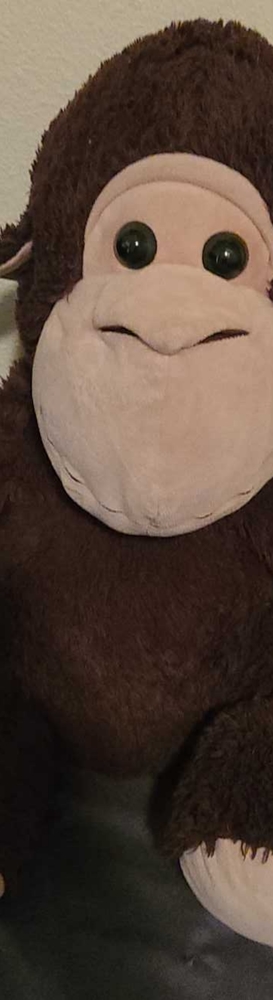 Big stuffed animal monkey